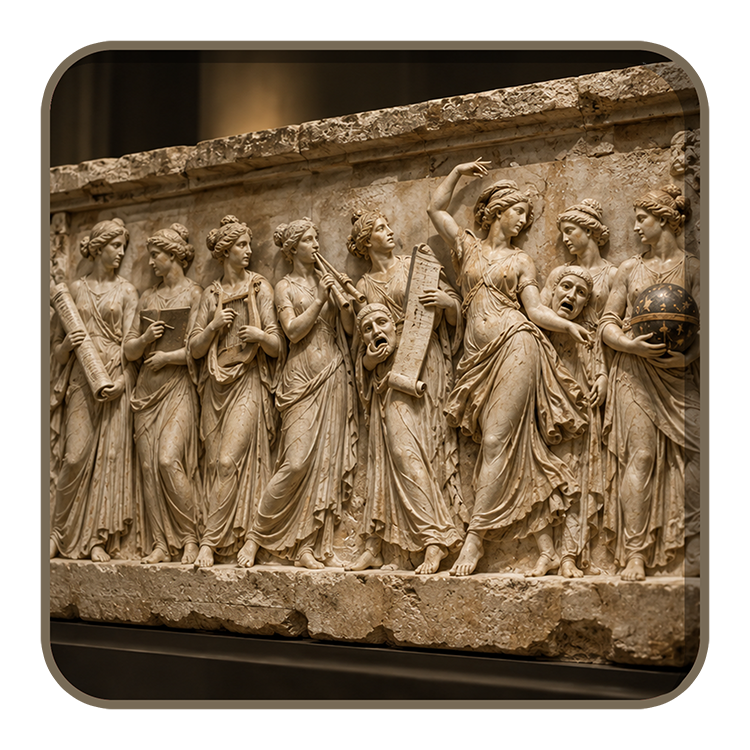 The Muses performing together